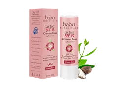 Babo Botanicals - Lip Tint Conditioner SPF15, Crimson Rose
