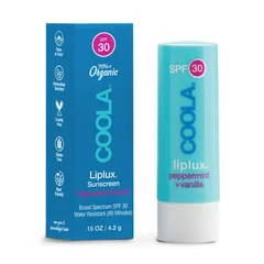 Coola - Classic Liplux Organic Lip Balm Sunscreen SPF 30 - Vanilla Peppermint