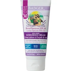 Badger - SPF 30 Clear Zinc Sunscreen Lavender