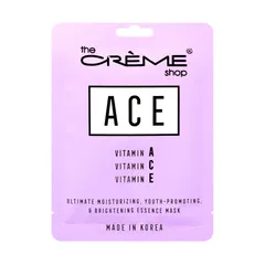 The Crème Shop - ACE Essence Sheet Mask | Youth-Promoting & Brightening