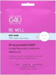 Naturally G4U - Be Well Skin Soak Sheet Mask