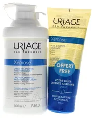 Uriage - Xémose Lipid Replenishing Anti-Irritation Cream + Cleansing Soothing Oil Free