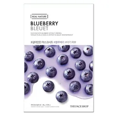 THE FACE SHOP - Real Nature Sheet Mask Blueberry
