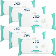 Dove - Baby Dove Fragrance Free Sensitive Moisture Wipes 50 Wipes
