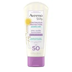 Continuous Protection Zinc Oxide Mineral Sunscreen, SPF 50