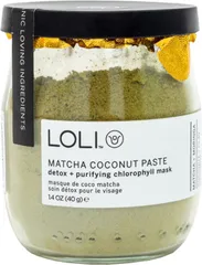 LOLI Beauty - Matcha Coconut Paste Organic Detox + Purifying Chlorophyll Mask