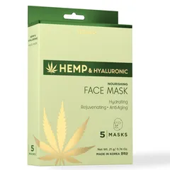 Hemp & Hyaluronic Acid Nourishing Sheet Facemask: