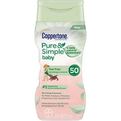 Coppertone - Pure Simple Baby Sunscreen Lotion, Tear Free, SPF 50