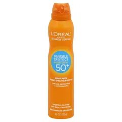 L'Oréal Paris - Advanced Suncare Sunscreen SPF 50+ Invisible Protect Sheer Spray, 4.2 Fluid Ounce