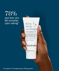 this works - deep sleep overnight cleanser