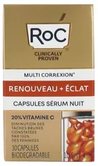 Multi Correxion Renewal + Radiance Capsules Serum Night 30 Biodegradable Capsules