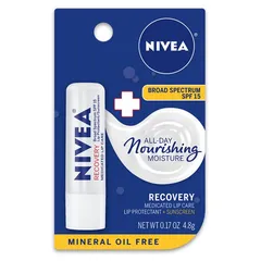 Nivea - Recovery Medicated Lip Care SPF 15 0.17 Carded Pack