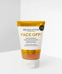 REVOLUTION SKINCARE - Face Off! Gold Sparkle Peel Off Face Mask