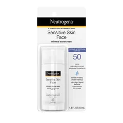 Neutrogena - Sensitive Skin Face Liquid Sunscreen, SPF 50