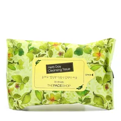 THE FACE SHOP - Herb Day Cleansing Tissue 20 sheets - K Beauty Australia