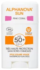 Alphanova - Sun Face Pink Coral Sun Stick SPF50+ Organic