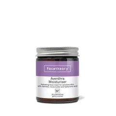 Aventhra Moisturiser M2 with Oatmeal, Cocoa Butter and Hyaluronic Acid. Mandarin Glass Jar
