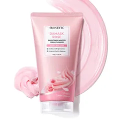 skintific - Damask Rose Brightening Whipped Cream Cleanser