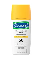 Cetaphil - Sheer Mineral Face Liquid Sunscreen Broad Spectrum SPF 50