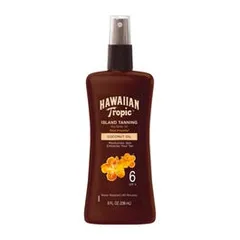 Island Tanning Dry Oil Spray Sunscreen, SPF 6