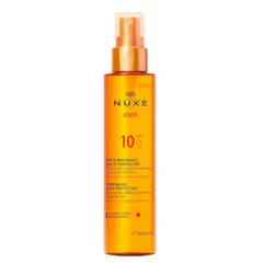 NUXE - Sun Tanning Oil Face and Body SPF 10 - Exclusive