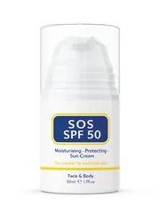 SOS SERUM SKINCARE - SOS SPF 50 Sun Cream, — SOS SERUM SKINCARE