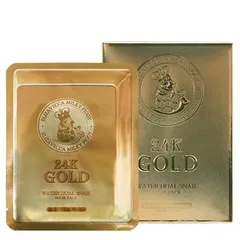 Elizavecca - 24K Gold Water Dual Snail Mask Pack 10pcs