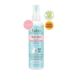Baby Skin Mineral Sunscreen Pump Spray, SPF 30