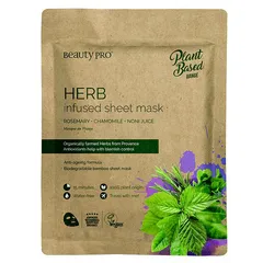 Natura - BeautyPro Plant Based Herb Rejuvenating Face Sheet Mask