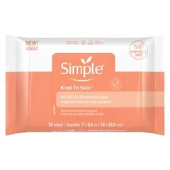 Simple - Kind to Skin Instant Glow Cleansing Wipes