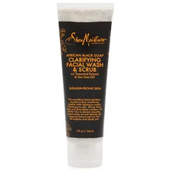 SheaMoisture - African Black Soap Clarifying Facial Wash and Scrub
