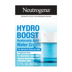 Hydro Boost Hyaluronic Acid Water Cream Fragrance Free Facial Moisturizer