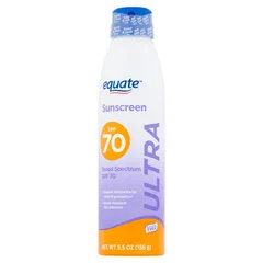 Equate - Ultra Broad Spectrum Sunscreen Spray, SPF 70