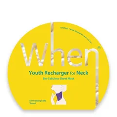 Whenreg; Beauty Youth Recharger for Neck Premium Bio-Cellulose Sheet Mask