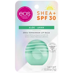 Eos - Shea + SPF Lip Balm Sphere - Aloe | SPF 30 and Water Resistant