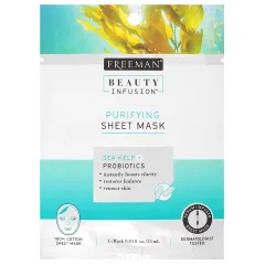 Beauty Infusion - PURIFYING Sea Kelp & Probiotics Sheet Mask