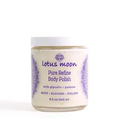 Lotus Moon Skin Care - Pure Refine Body Polish - All Natural Body Scrub For Dry Skin