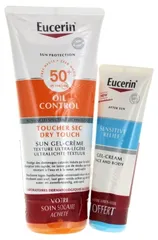 Eucerin - Sun Protection Oil Control Gel-Cream SPF50+ + Sensitive Relief After-Sun Cream-Gel Free
