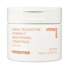 innisfree - Daily Vitamin C Korean Brightening Toner Pads with Niacinamide for Dark Spots​