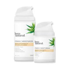 InstaNatural - Vitamin C Moisturizer & Vitamin C Night Cream Duo
