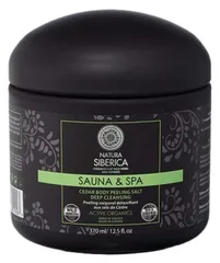 Sauna & Spa Cedar Body Peeling Salt Deep Cleansing