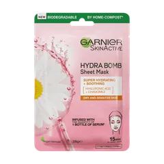 Garnier - Hydra Bomb Hyaluronic Acid + Chamomile Sheet Mask