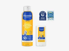Mustela USA - SPF 50 Mineral Sunscreen Spray and Stick