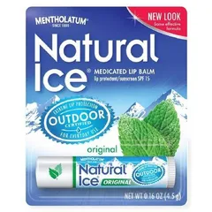 Natural Ice - Mentholatum Natural Ice Lip Balm Original Spf 15 1 Each