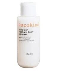 cocokind - travel-size milky-soft face and body cleanser