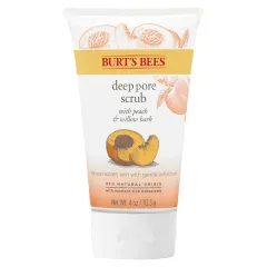 Burt's Bees - Peach and Willow Bark Deep Pore Exfoliating Facial Scrub Peach & Willow Bark