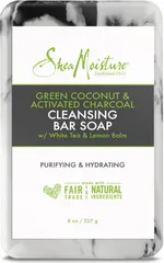 SheaMoisture - Green Coconut & Activated Charcoal Cleansing Bar Soap
