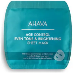 Ahava - Age Control Even Tone & Brightening Sheet Mask