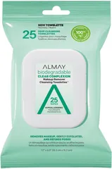 Almay - Biodegradable Clear Complexion Makeup Remover Cleansing Towelettes