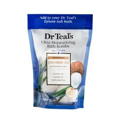 Dr Teal's - Coconut Oil Ultra Moisturizing Bath Bombs